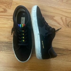 Vintage Havana Black Suede Sneakers